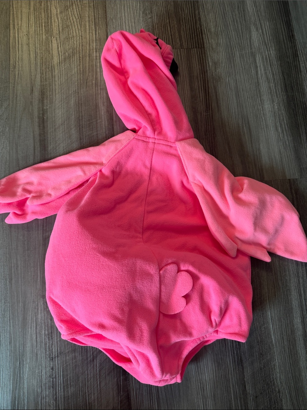 Carter’s Pink flamingo Halloween costume Tropical Bird 6-9M padded zip up baby - Picture 4 of 5
